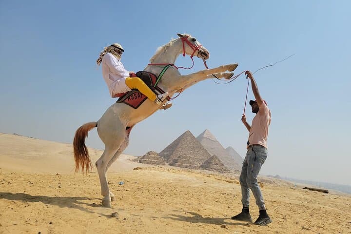 Sunrise & Sunset Camel or Horse Ride at the Giza Pyramids — 2-Hour Private Excursion from Cairo photo 3