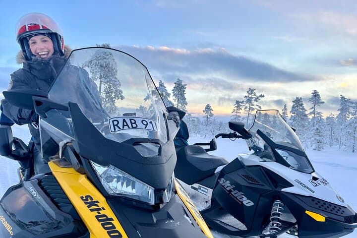 Vuollerim Private Snowmobile Day Tours: Taiga Rides, Wildlife & Homemade Lunch