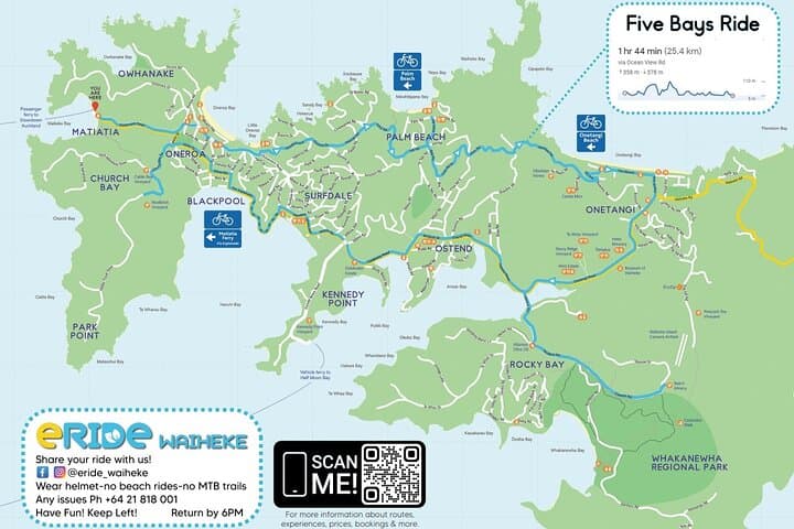 Waiheke Five Bays e-Bike Loop: Self-Guided Electric Ride from Matiatia photo 4