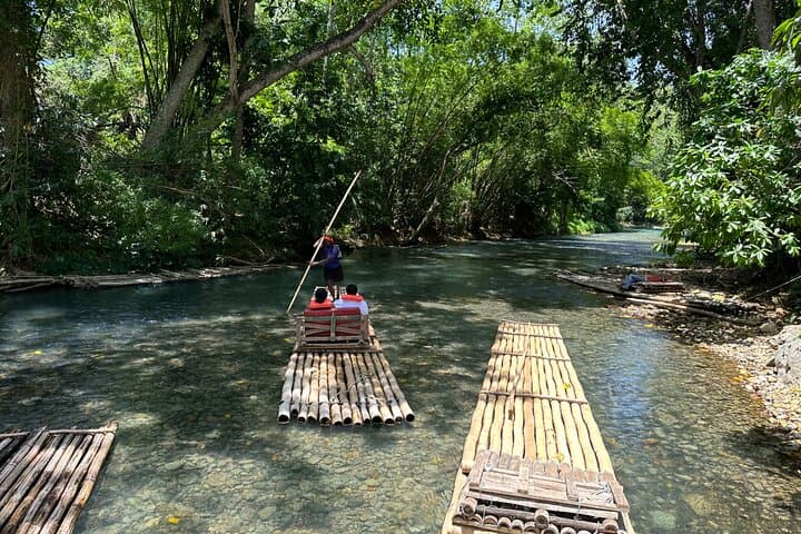 Bamboo Rafting and Horseback Swim from Montego Bay: A 3–4 Hour River-and-Sea Combo photo 4