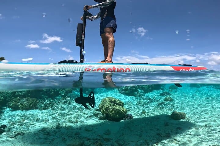 Electric Paddleboard Snorkel at Tahaa Coral Garden — Eco Lagoon Excursion photo 2