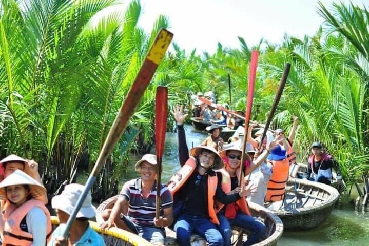 Basket Boat Tour in Hoi An's Bay Mau Coconut Forest
