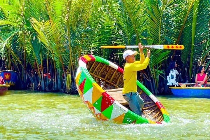 Basket Boat Tour in Hoi An's Bay Mau Coconut Forest photo 5