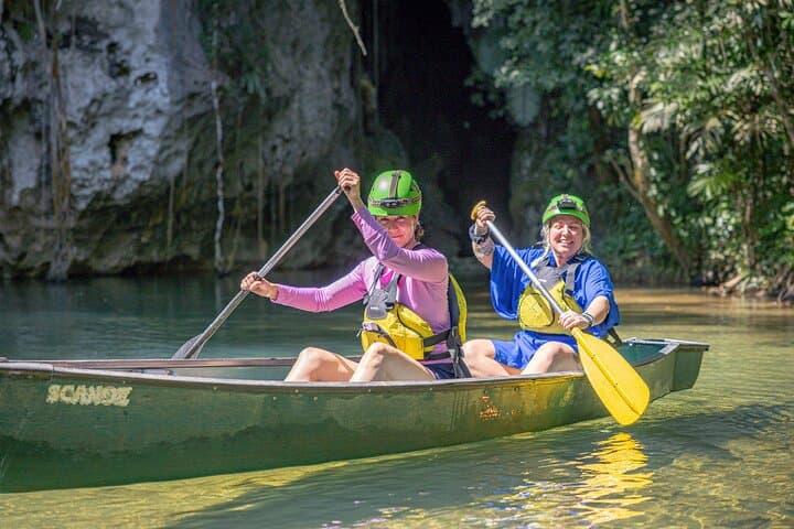 Barton Creek Cave Canoe Tour — Half-Day from San Ignacio with Zipline, Butterfly Farm or Big Rock Falls