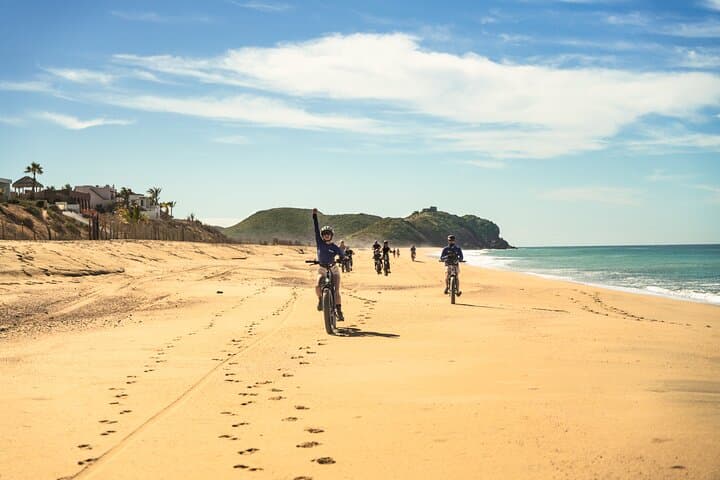 Cabo Electric Bike & Camel Ride: Beach E-Bike, Whales and Mexican Buffet photo 6