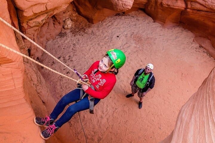 Private Guided Canyoneering in Huntress Canyon — Rappelling Near Kanab photo 2