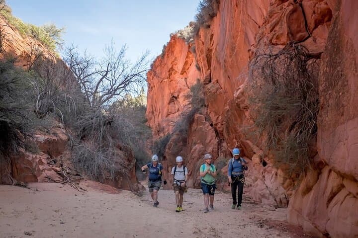 Private Guided Canyoneering in Huntress Canyon — Rappelling Near Kanab photo 5