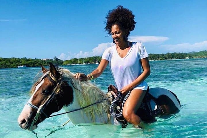 Horseback to Blue Hole: Private Ride and Swim at Island Gully Falls photo 3