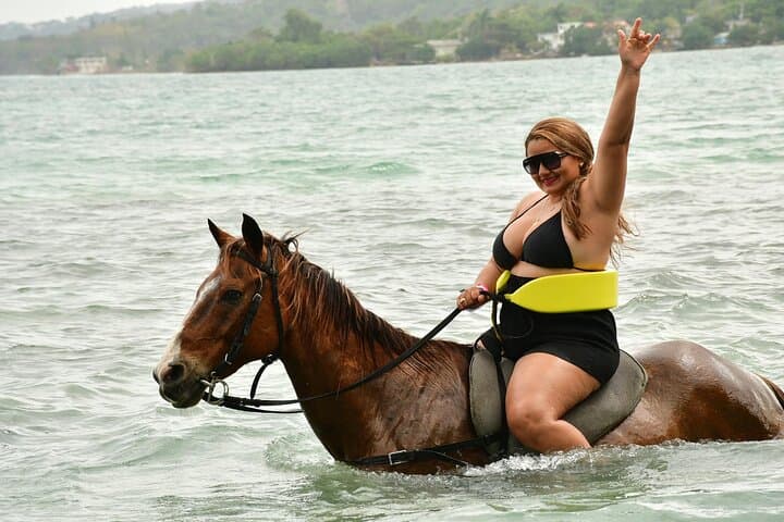 Montego Bay Beach Horseback Ride with Ocean Swim