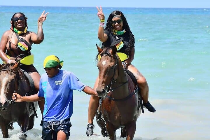 Montego Bay Beach Horseback Ride with Ocean Swim photo 3