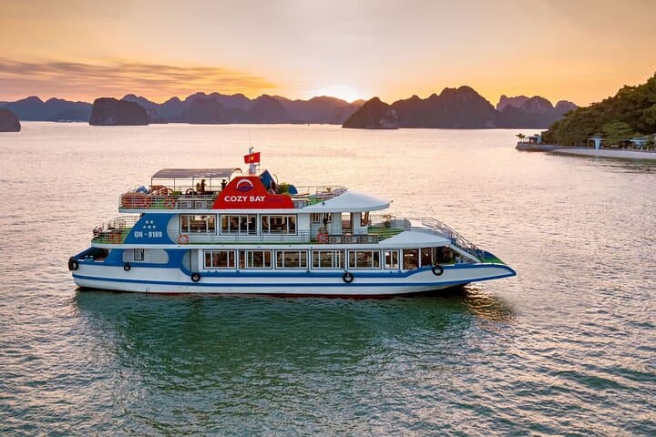 Halong Bay Luxury Day Cruise: Kayaking, Caves & Sunset Party from Hanoi photo 3