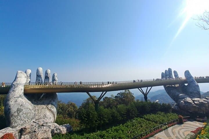Discover Vietnam's Iconic Golden Bridge and Mystical Marble Mountains photo 2