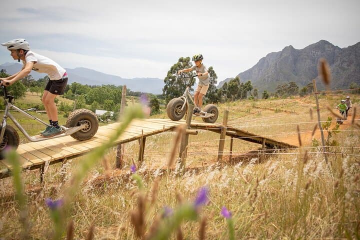 Banhoek Valley Gravity Scooter Tour: Downhill Off-Road Ride in Stellenbosch photo 2