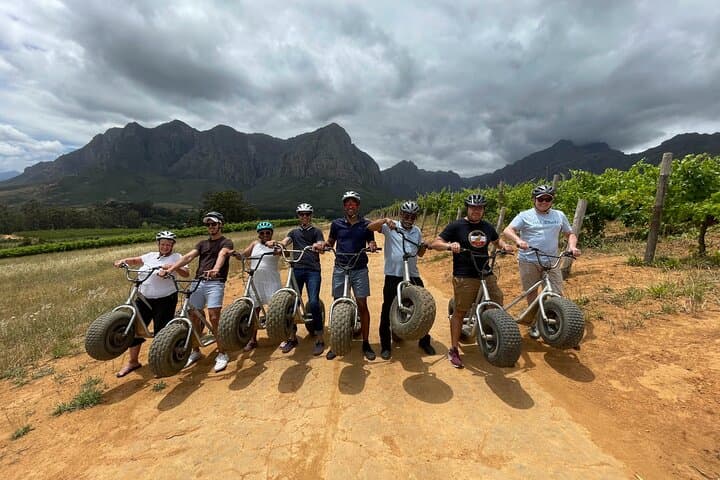 Banhoek Valley Gravity Scooter Tour: Downhill Off-Road Ride in Stellenbosch photo 4