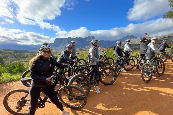 E-Bike Wine Tour in Stellenbosch Countryside — Half-Day Banhoek Valley Ride & Tastings