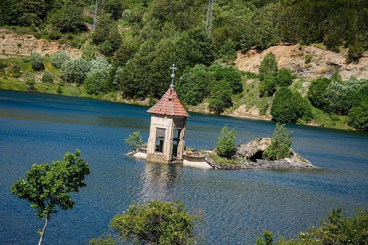 Day Trip to Mavrovo National Park from Ohrid: Hike to Galicnik & the Submerged Church
