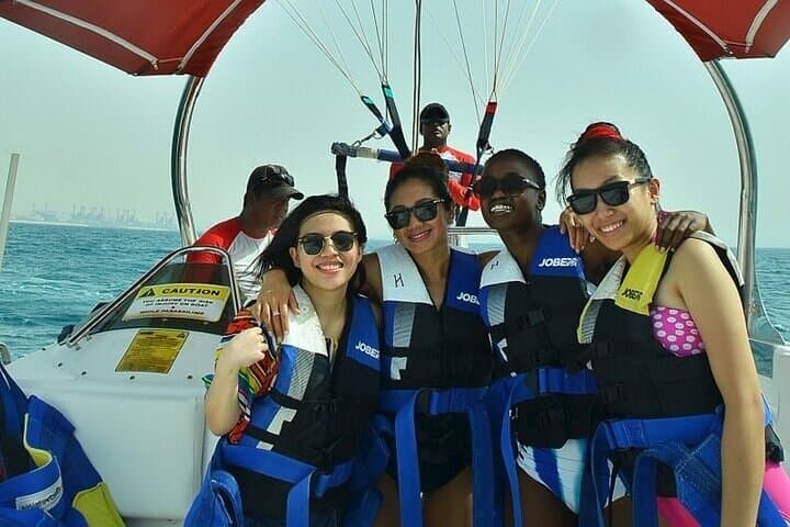 Dubai Parasailing Adventure: Private Ride with Hotel Pickup Over Arabian Gulf photo 2