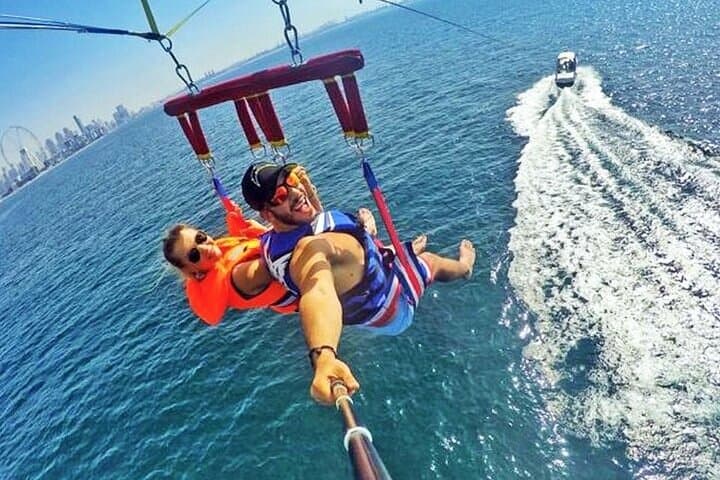 Dubai Parasailing Adventure: Private Ride with Hotel Pickup Over Arabian Gulf photo 3