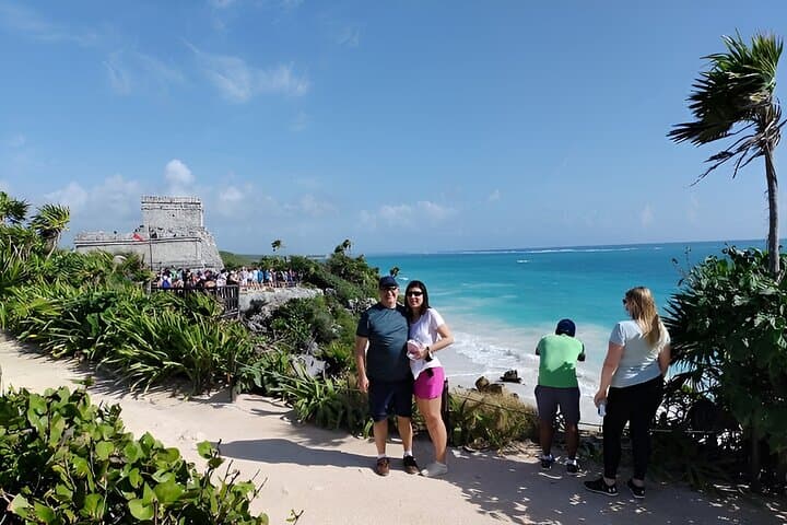Full-Day Tulum, Coba & Cenote Tour with Mayan Village from Cancun