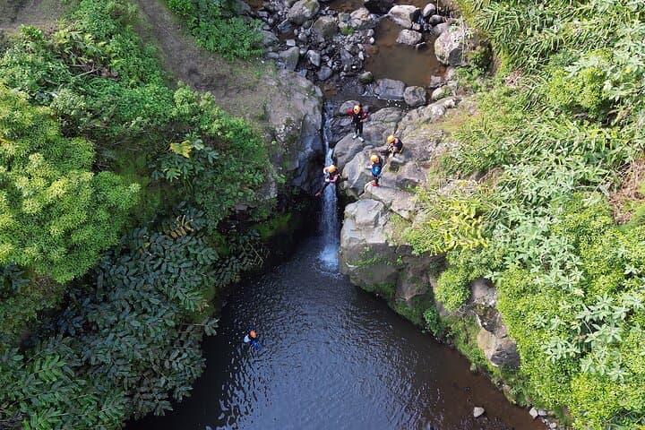 Canyoning in Ribeira dos Caldeirões: Azores Waterfall Rappels and Jumps photo 6