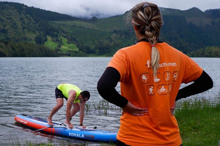 Stand-Up Paddle on Sete Cidades' Blue and Green Lakes — Beginner SUP in São Miguel photo 4