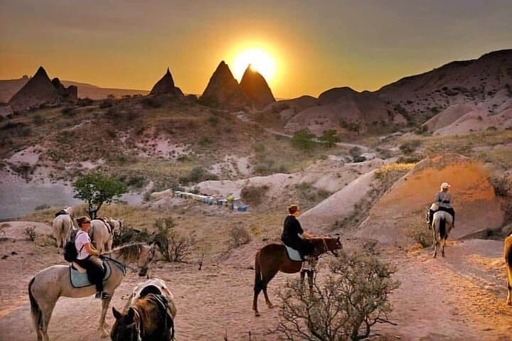 Sunset Horseback Ride Through Cappadocia's Valleys (With Transfer) photo 3