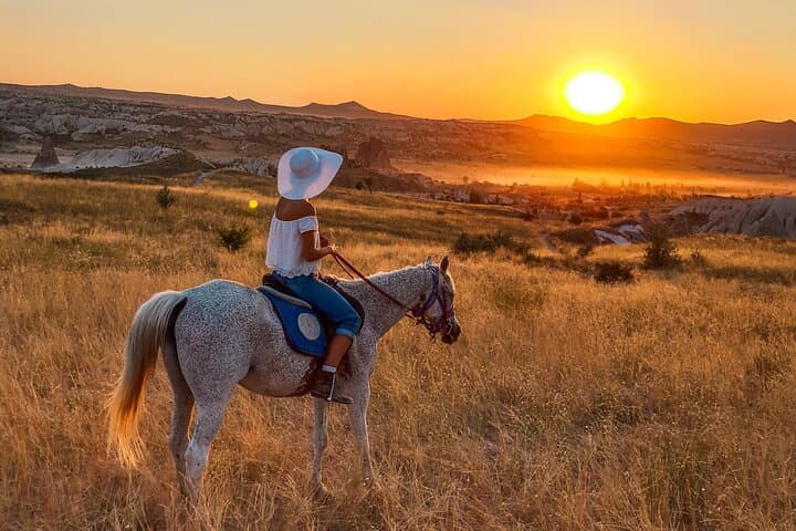 Sunset Horseback Ride Through Cappadocia's Valleys (With Transfer)