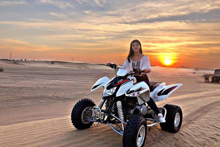 Dubai Evening Desert Safari: ATV Quad Bike, Dune Bashing & BBQ Under the Stars photo 3