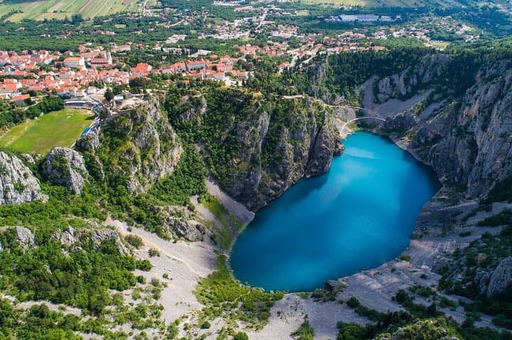 Split to Imotski: Klis Fortress, Blue & Red Lakes & Cetina Canyon with Authentic Dalmatian Lunch