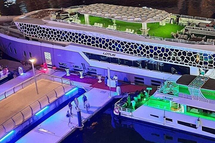 Dubai Marina Lotus Mega Yacht Dinner Cruise: 3-Hour Evening Sail with Live DJ photo 2