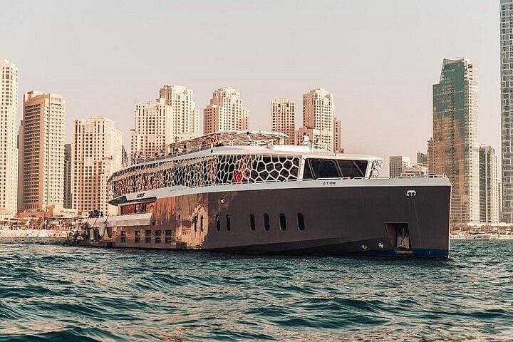 Dubai Marina Lotus Mega Yacht Dinner Cruise: 3-Hour Evening Sail with Live DJ photo 3