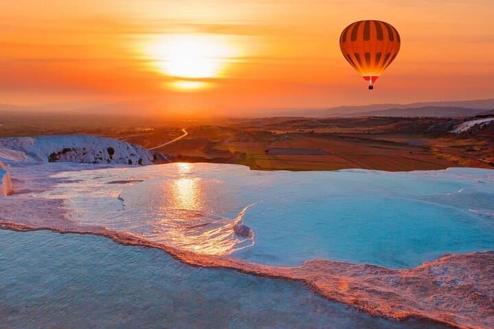 Pamukkale Hot Air Balloon Ride Over the Travertines — Sunrise Flight with Pickup photo 1