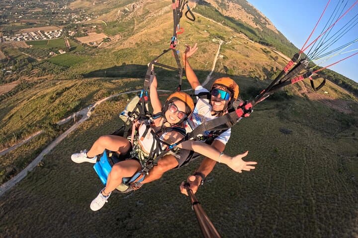 Soaring Over Sicily: Tandem Paragliding in Castellammare del Golfo photo 2