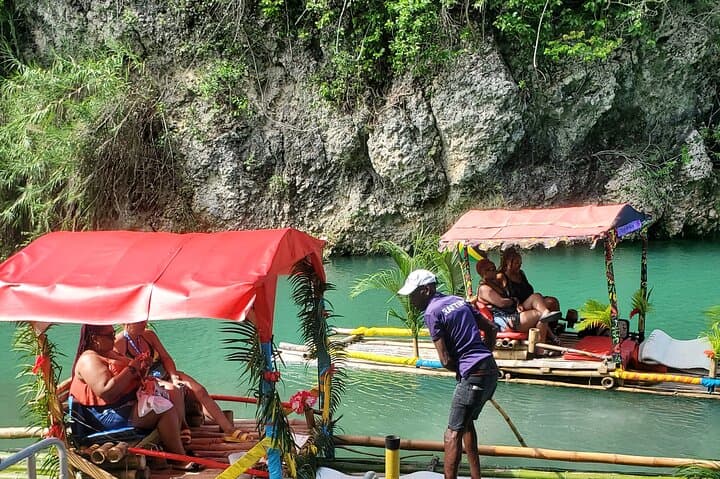 Private Bamboo River Rafting in Montego Bay — 1-Hour Jungle Float & Limestone Foot Massage photo 4