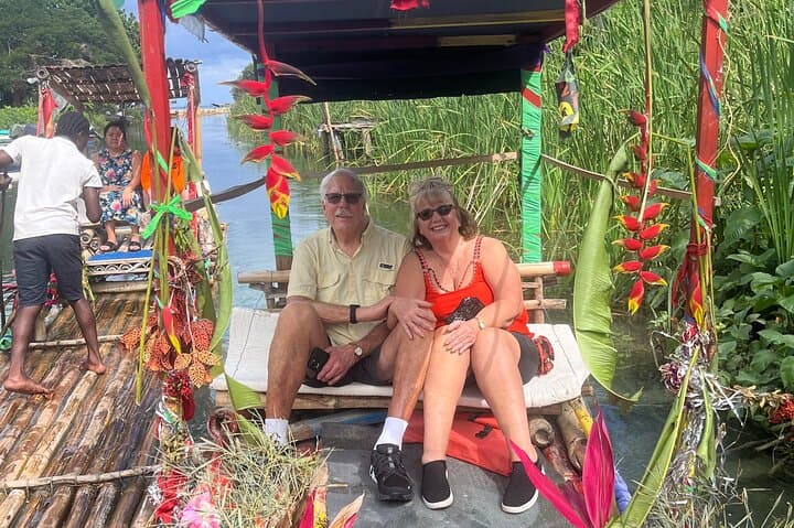 Private Bamboo River Rafting in Montego Bay — 1-Hour Jungle Float & Limestone Foot Massage