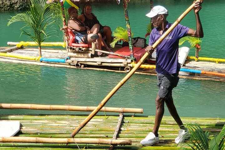 Private Bamboo River Rafting in Montego Bay — 1-Hour Jungle Float & Limestone Foot Massage photo 5
