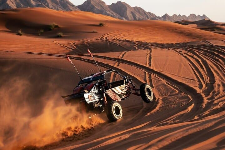 Qatar Desert Dune Buggy Safari & Camel Ride — Self-Drive Adventure from Doha