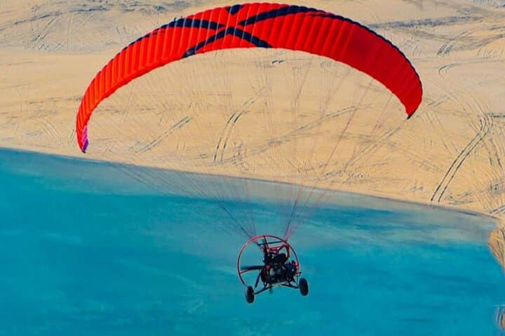 Skybound Paratrike Over Doha: Private Powered Paragliding in Qatar