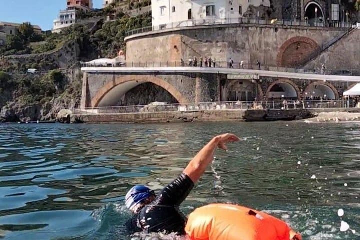 Maiori to Pandora Grotto Swim: Clearwater Beaches & Open-Water Adventure on the Amalfi Coast photo 1