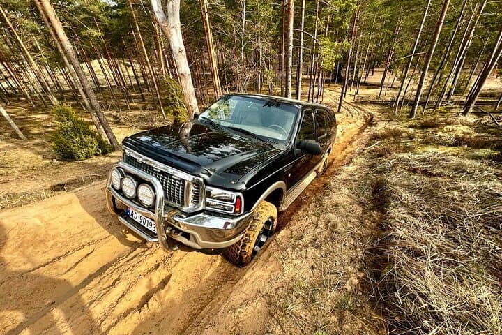 Riga Forest 4x4 Off‑Road Experience — Sand Dunes, River Fords & Pine Trails