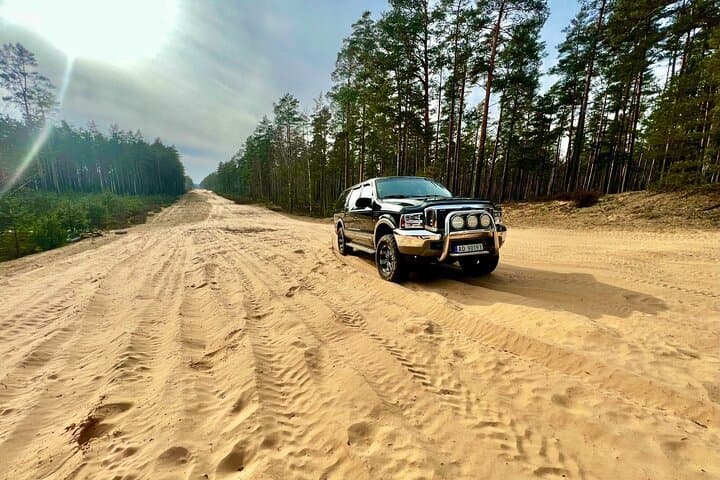 Riga Forest 4x4 Off‑Road Experience — Sand Dunes, River Fords & Pine Trails photo 3