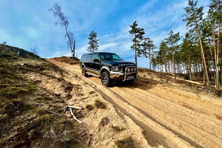 Riga Forest 4x4 Off‑Road Experience — Sand Dunes, River Fords & Pine Trails photo 4