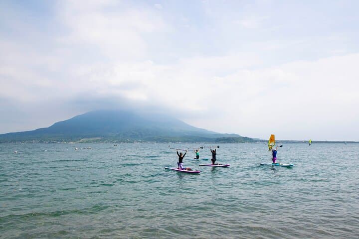 Sakurajima SUP Yoga: Paddle, Breathe & Lunch on Kinko Bay photo 6