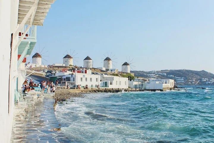 Private Mykonos Island Tour with Pickup — Beaches, Ano Mera & Armenistis Lighthouse photo 3