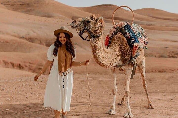 Sunset Paragliding and Camel Ride in the Agafay Desert from Marrakech photo 3