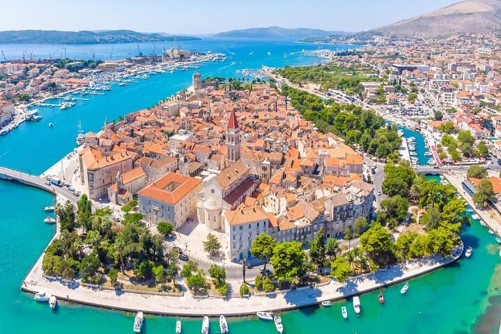 Split Day Tour: Diocletian's Palace, Trogir & Omiš with Authentic Lunch