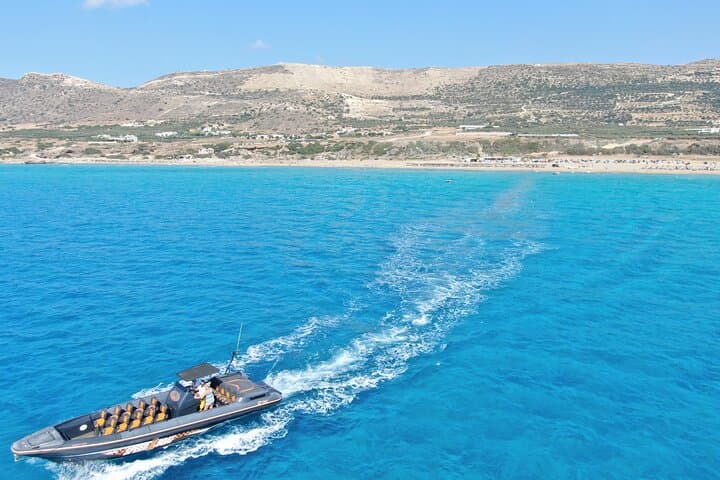 Falassarna to Balos Lagoon & Gramvousa Speedboat Cruise