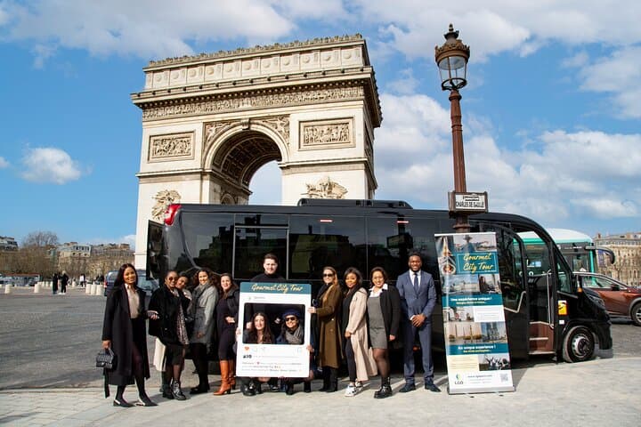 Paris Luxury Minibus Gourmet Tour: 4-Hour Guided Food & Champagne Excursion photo 1