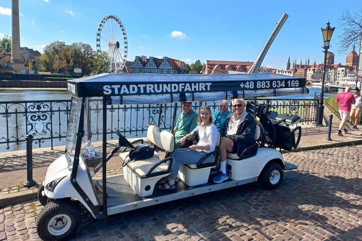 Gdańsk Electric Cart Private Tour — Live-Guided 90-Minute City Highlights