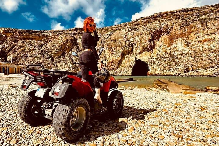 Gozo Full-Day Quad Adventure with Private Boat Return — Dwejra, Ramla & Salt Pans photo 6